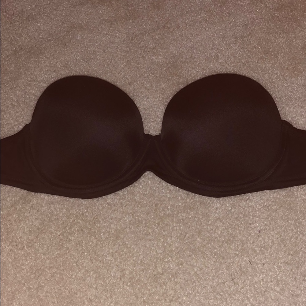 pink strapless bra 32C